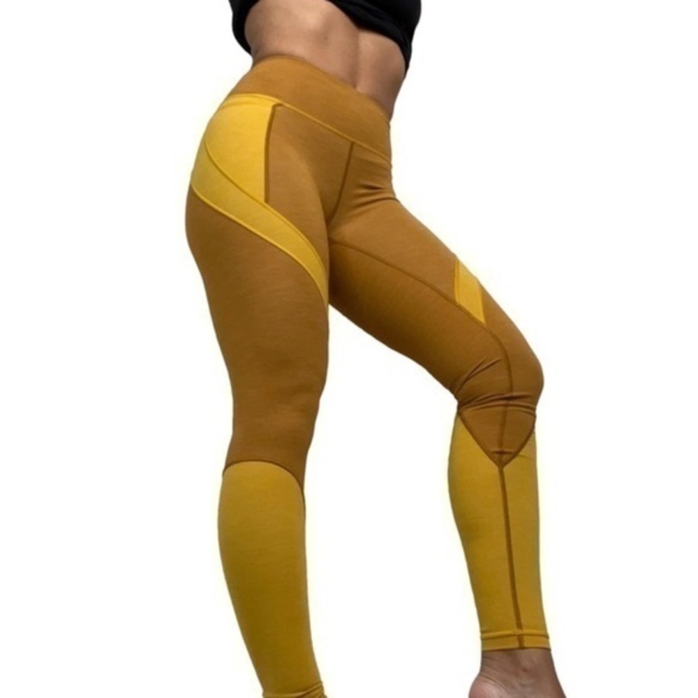 Lululemon Early Extension High-Rise Tight *28"
Heathered Fools Gold  Honey Lemon